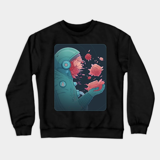 Cosmonaut Crewneck Sweatshirt by Arkel88